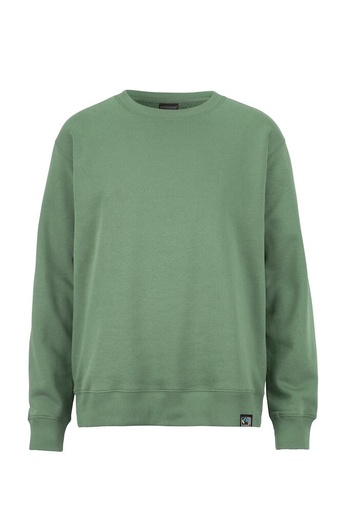 [141203-648-2] KEY CREW NECK (GOTS) (DUSTY GREEN, XXS)