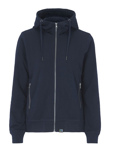 [141509-855-3] F. TERRY FZ HOOD LADY (NAVY, XS)