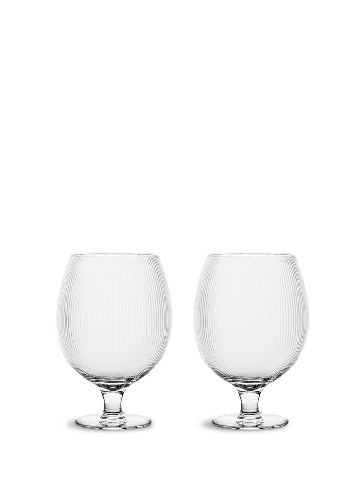 BLANKA BEER GLASS, 2-PCS, CLEAR