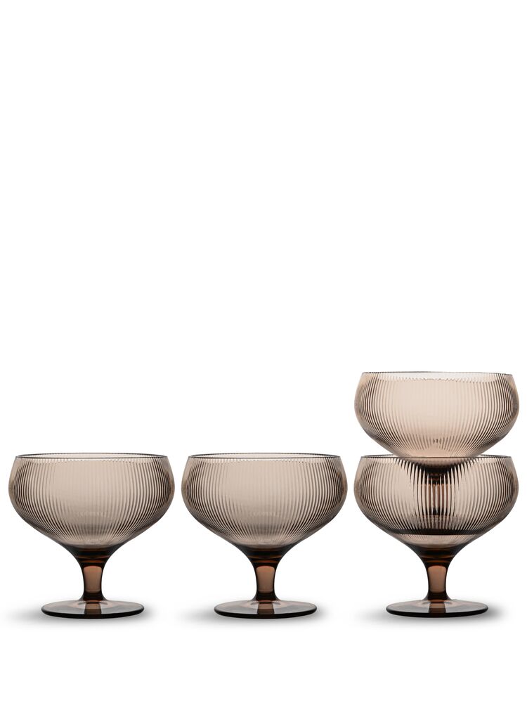 BILLI COUPE GLASS RPET, 4-PC