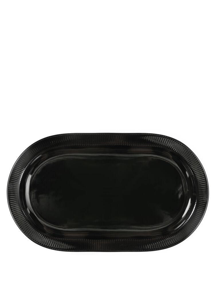 INKA SERVING PLATE, BLACK