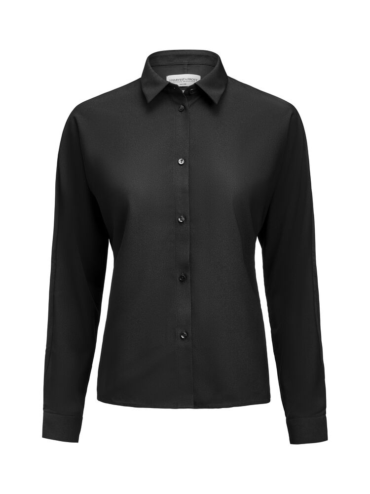 J.H&F CREPE SATIN BLOUSE