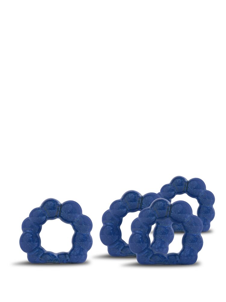 NAPKIN RING PORTO 4PCS/SET, BLUE