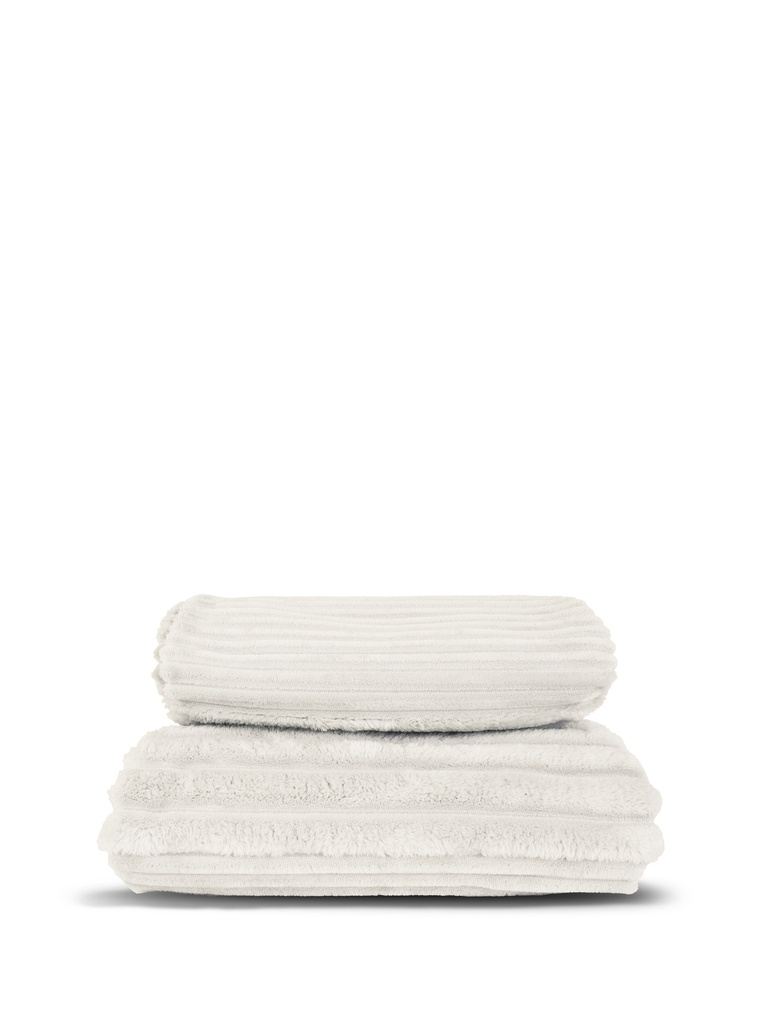 ESTELLA FLEECE PLAID, OFF WHITE