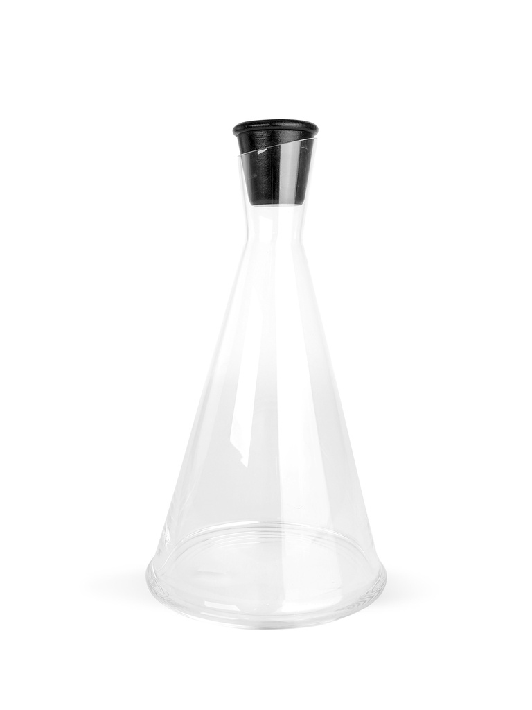 GURKEN WINE CARAFE, CLEAR/BLACK