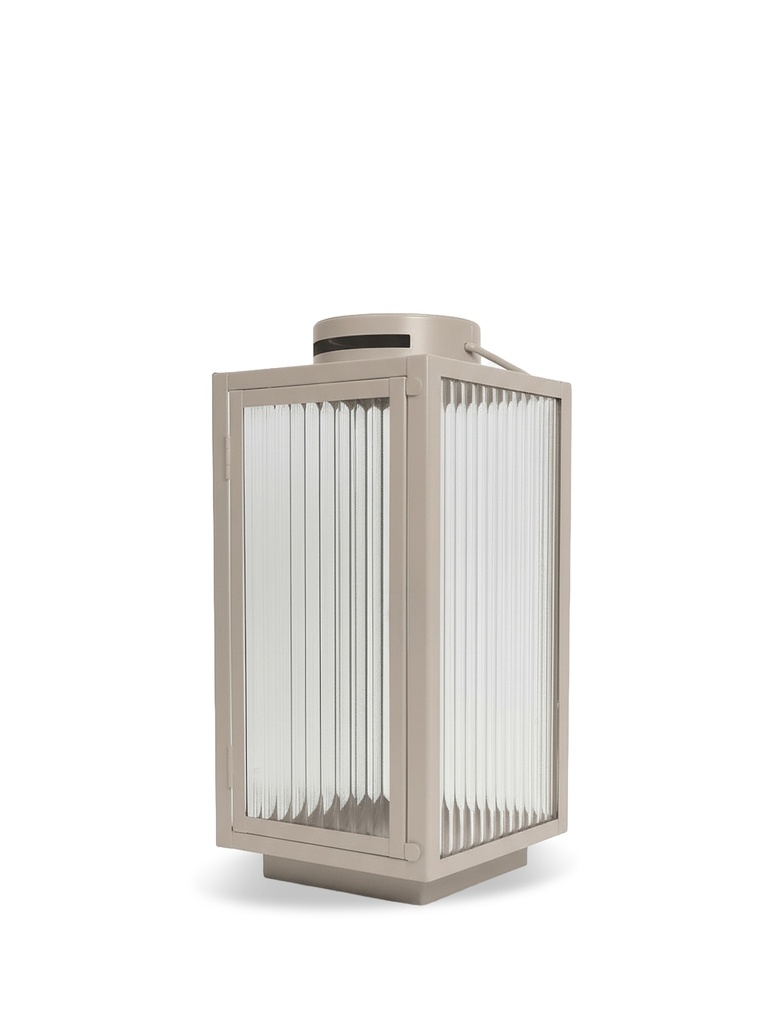 LIV LANTERN MEDIUM, BEIGE