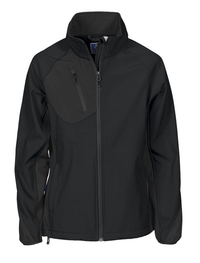 [642423-99-3] 2423 SOFTSHELL JACKET WOMEN'S (BLACK - 99, XS)