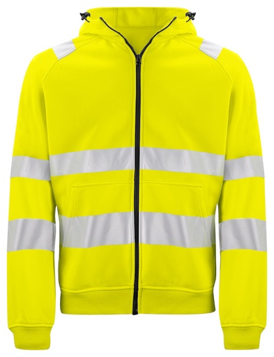 [646132-11-3] 6132 HOODJACKET CL. 3/2 (YELLOW/BLACK - 11, XS)