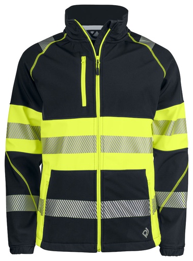 [646443-11-3] 6443 SOFTSHELL JACKET EN ISO 20471 CLASS 1 (XS)