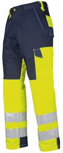 [646501-10-44] 6501 WAISTPANTS HV CLASS 2 (YELLOW/NAVY - 10, 44)