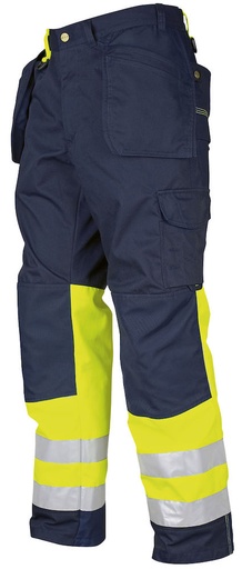 [646502-10-44] 6502 WAISTPANTS HV CLASS 1 (YELLOW/NAVY - 10, 44)