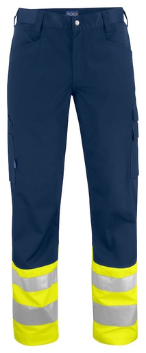 [646533-10-100] 6533 WAISTPANTS HV  CLASS 1 D100 (YELLOW/NAVY - 10, 90/100 cm)