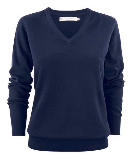 [2122505-600-3] ASHLAND V-NECK LADY (NAVY, XS)