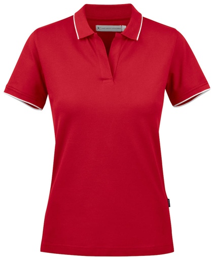 [2125036-400-3] GREENVILLE POLO WOMAN (RED, XS)