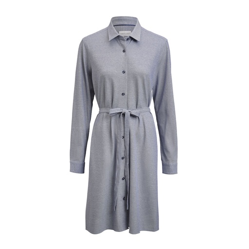 [2913303-155-3] INDIGO BOW 133 SHIRT DRESS  (NAVY, XS)