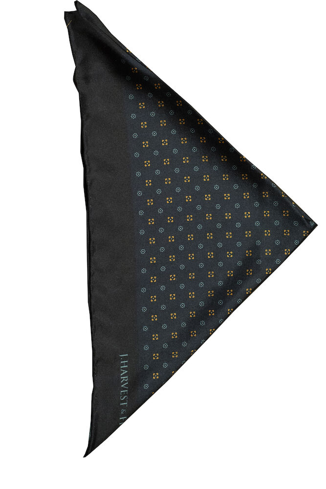 J.H&F HANDKERCHIEF SILK FLORAL