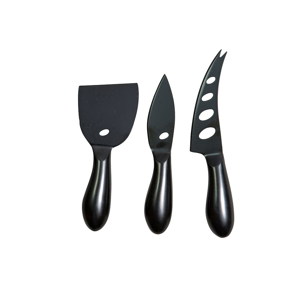 CHEESE KNIFE SET FORMAGGIO BLACK