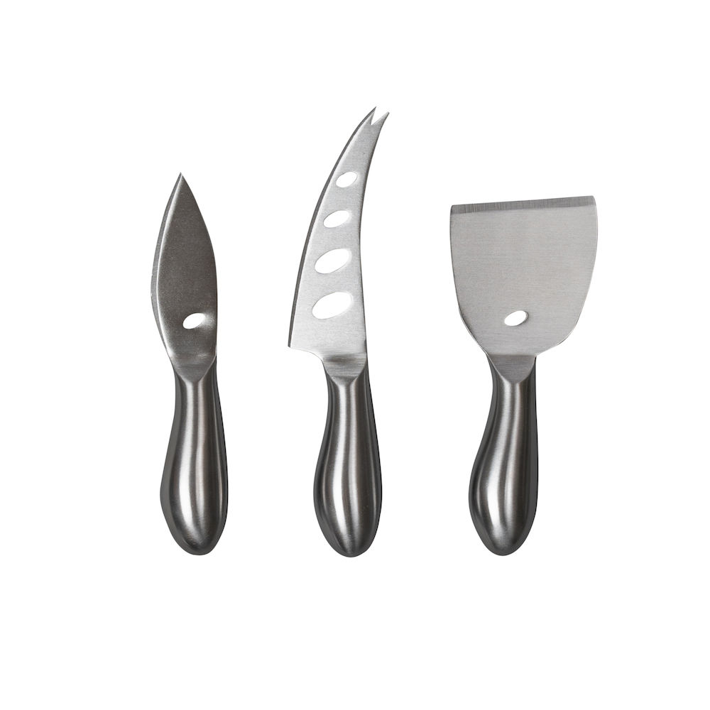 CHEESE KNIFE SET FORMAGGIO SILVER