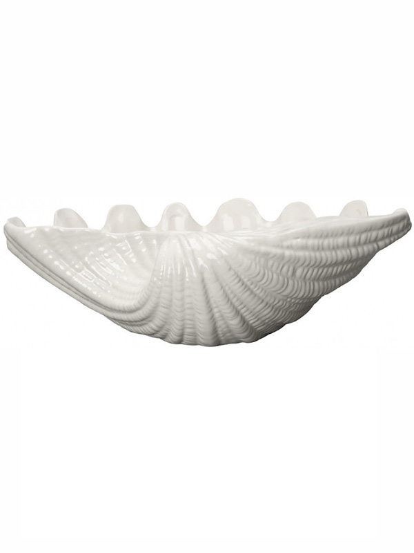 BOWL SHELL L, WHITE