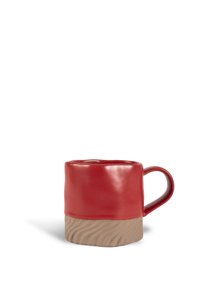 MUG SWIR, RED/BEIGE