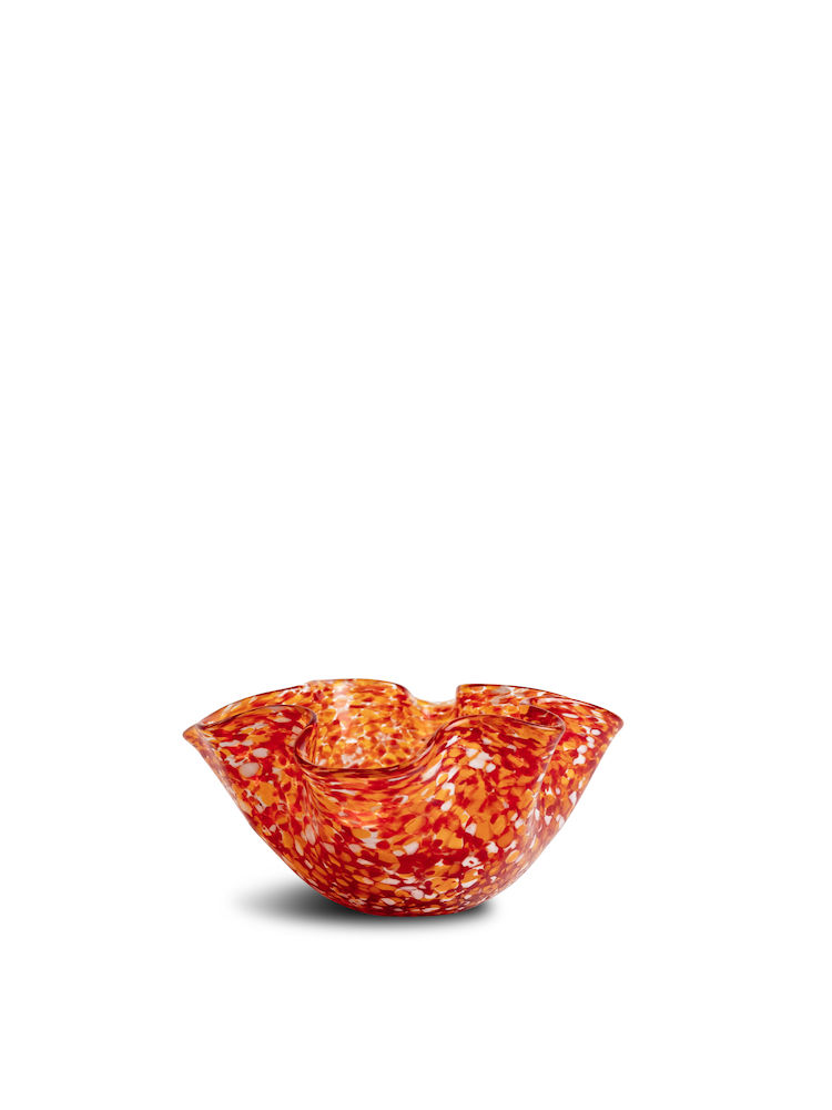 BOWL CARA S, RED/ORANGE