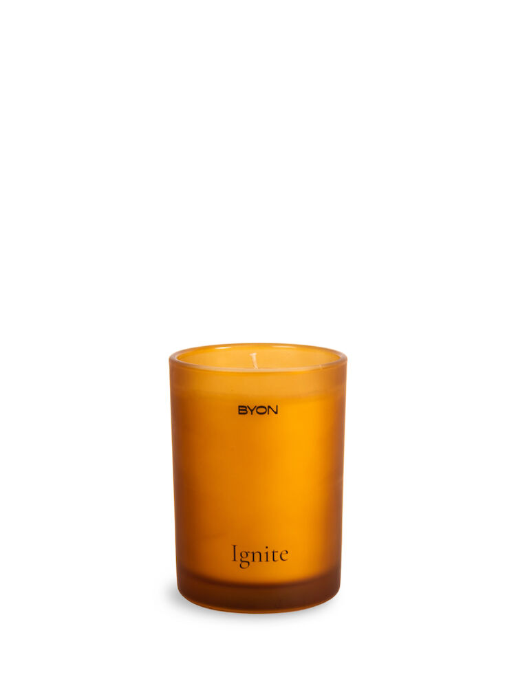 SCENTED CANDLE IGNITE 45H, AMBER