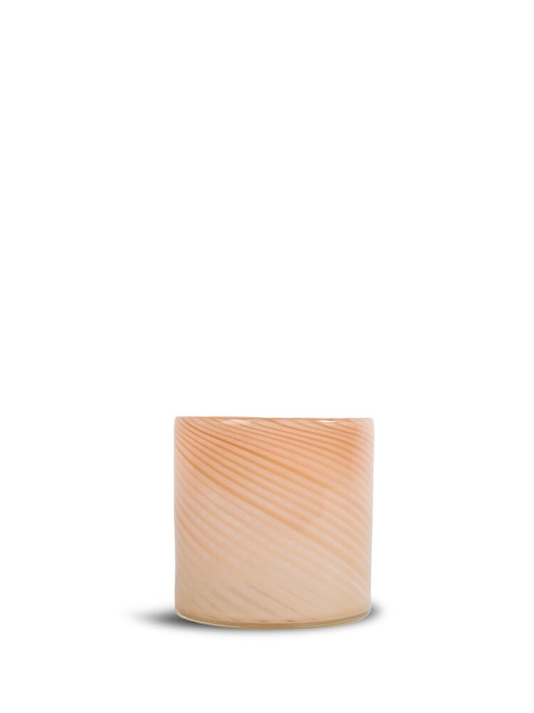 CANDLE HOLDER CALORE XS, PINK/BEIGE