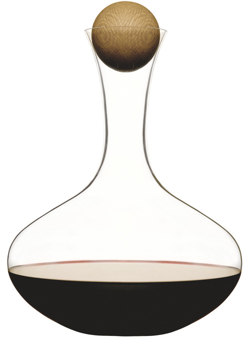 OAK WINE CARAFE WITH OAK STOPPER