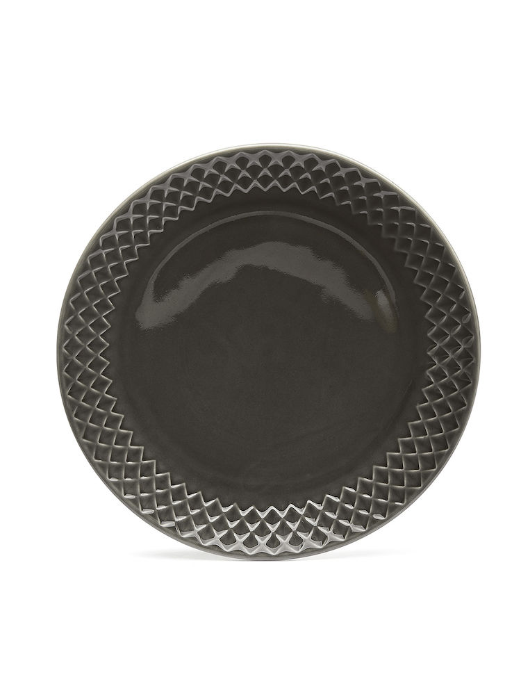 COFFEE & MORE SIDE PLATE, GREY