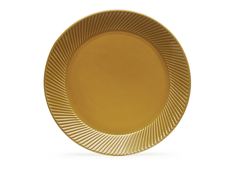 COFFEE & MORE SIDE PLATE, YELLOW