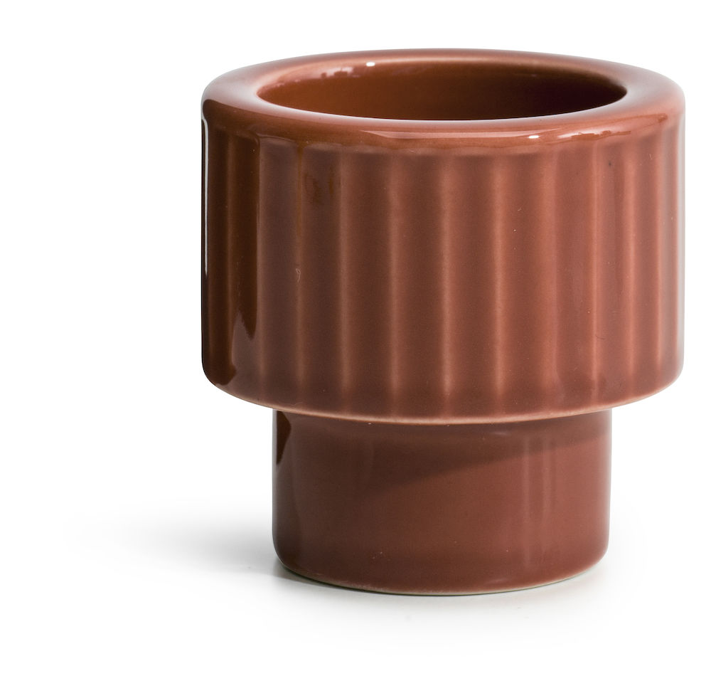 COFFEE & MORE, TEALIGHT/EGG CUP TERRACOTTA