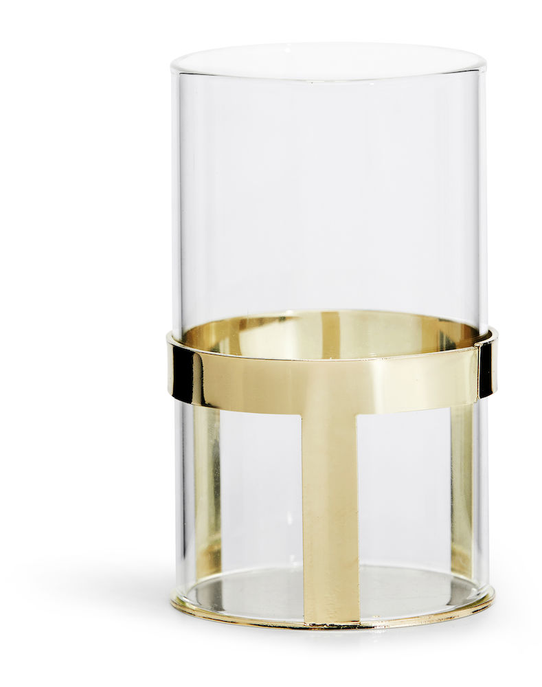 HOLD TEALIGHT HOLDER, GOLD