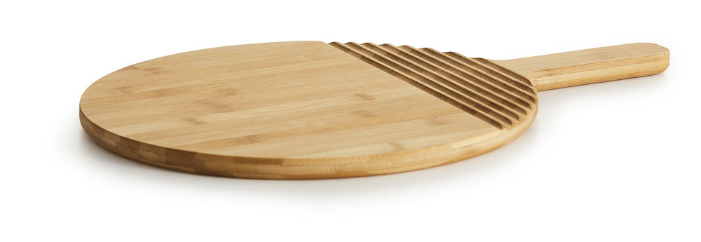 CUTTING & SERVING BOARD ROUND, BAMBOO