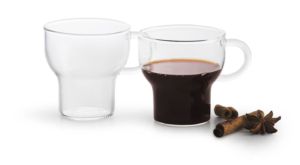 GLASSMUG 2-PACK SMALL, CLEAR