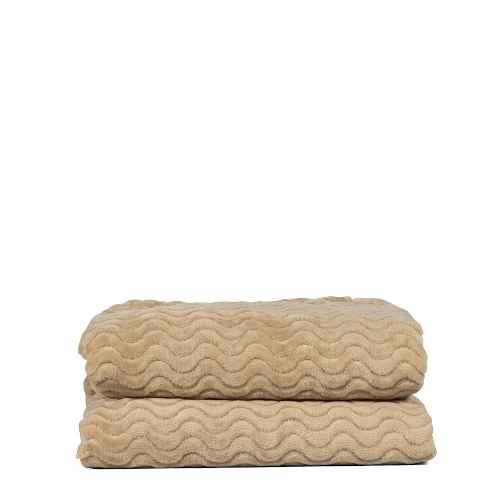 AGNES FLEECE BLANKET, BEIGE