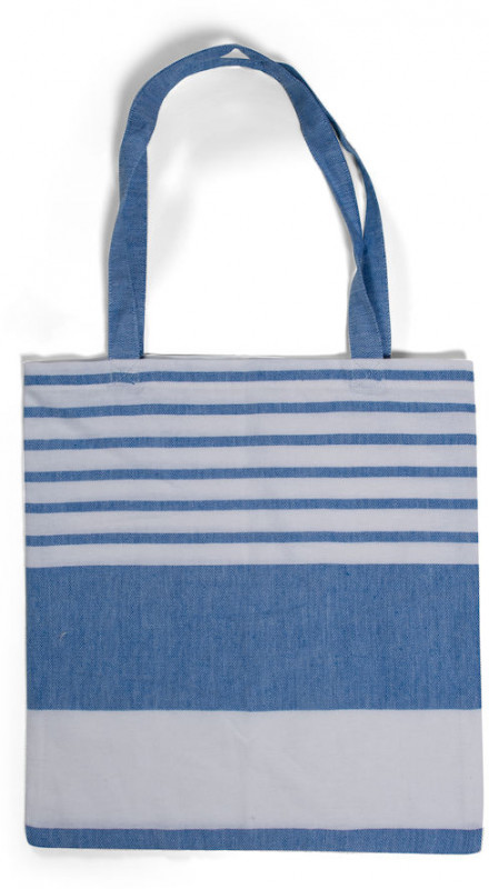 ELLA HAMAM COTTON BAG, BLUE