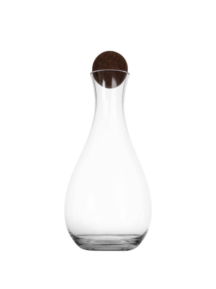 NATURE WINE CARAFE WITH CORK STOPPER