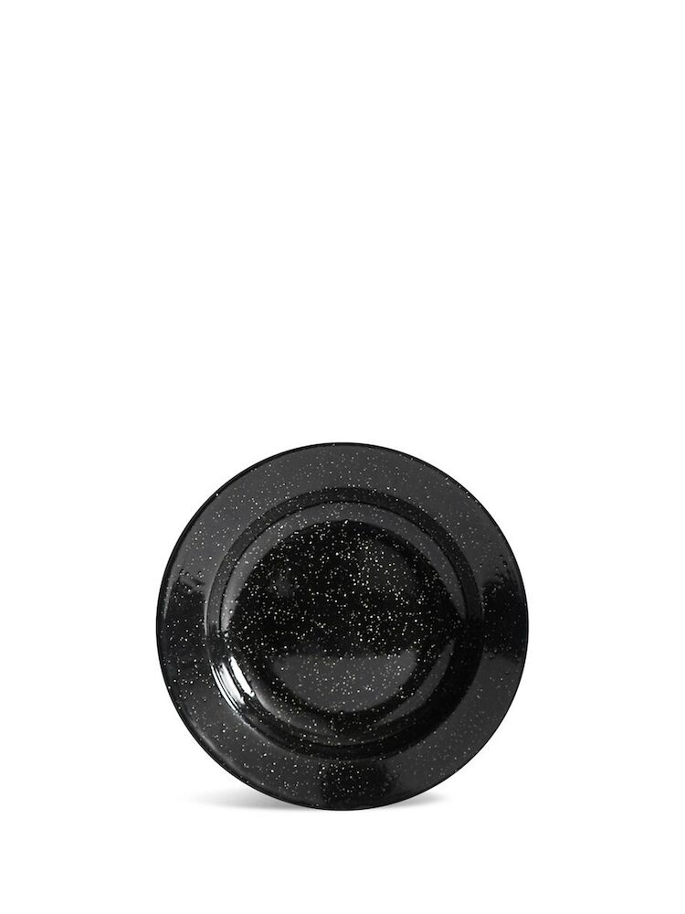 DORIS ENAMEL PLATE, BLACK