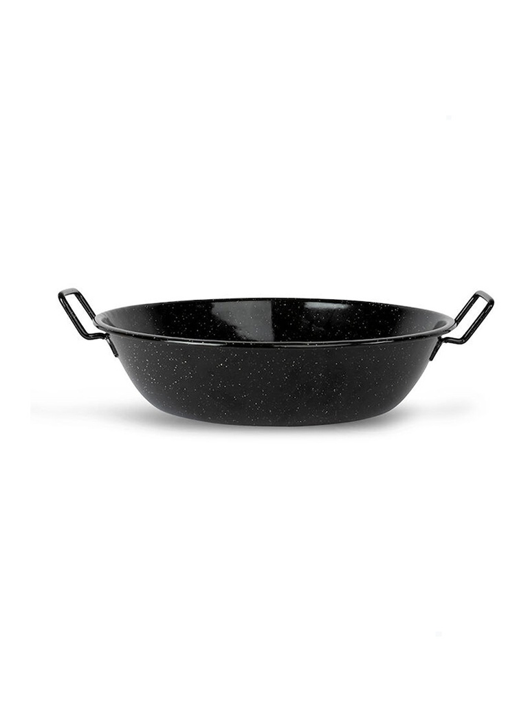 DORIS ENAMEL PAN MEDIUM, BLACK