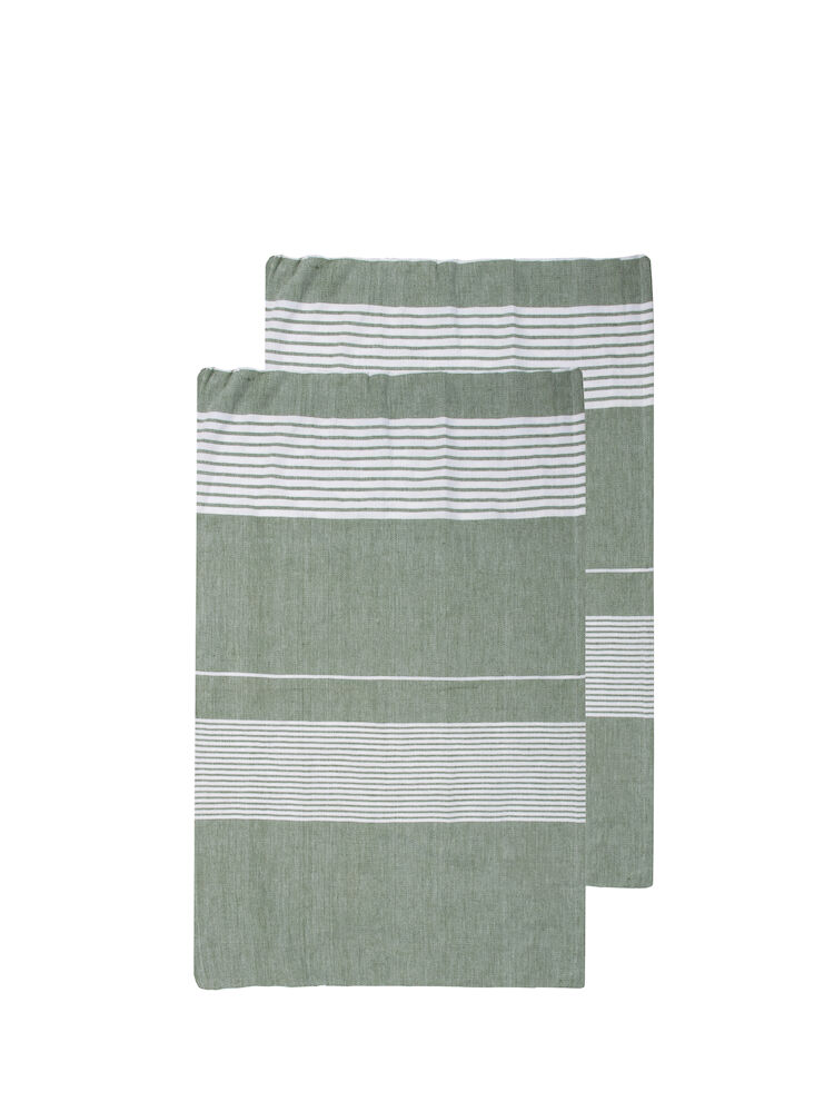 ELLA HAMAM 50X70CM, 2-PCS, GREEN