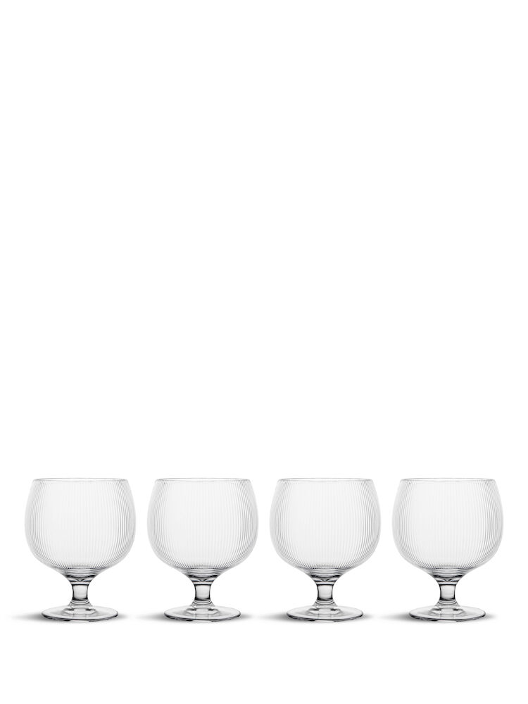 BILLI WINE GLASS, 4-PCS, CLEAR