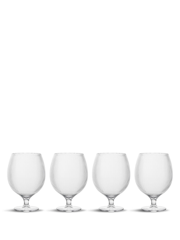 BILLI BEER GLASS, 4-PCS, CLEAR