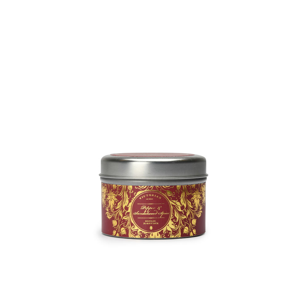 Sense Tinbox Pepper & Sandalwood Spice candle