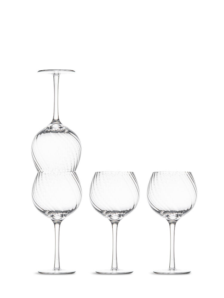 WINE GLASS OPACITY 4PCS/SET, CLEAR