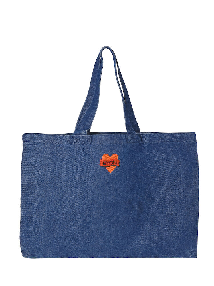 WEEKENDBAG LOVE, DENIM BLUE