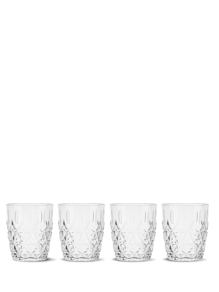 PICNIC JUNI WATER GLASS, 4-PCS, CLEAR