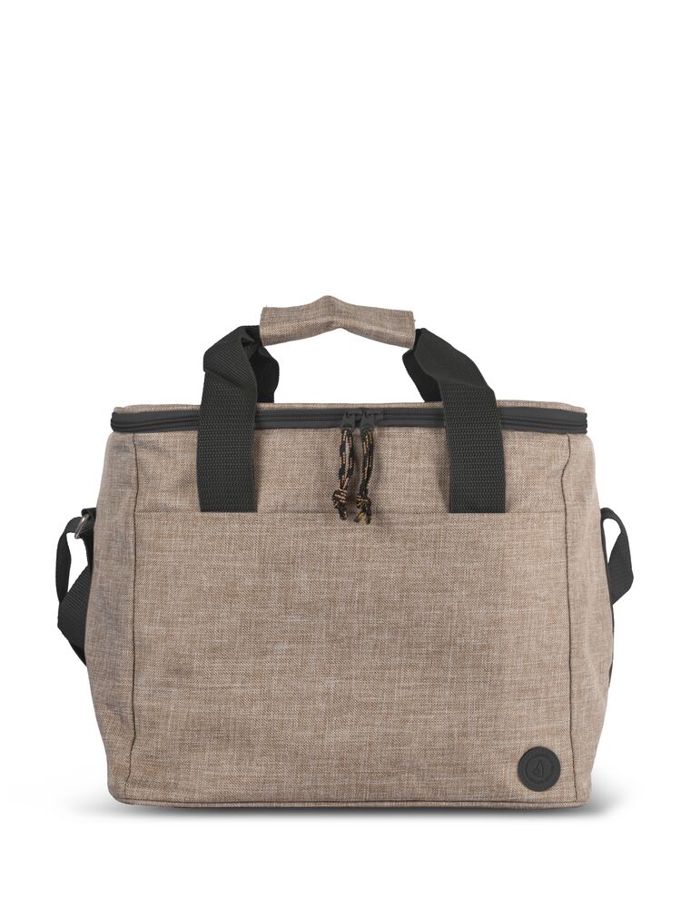 CITY COOLER BAG LARGE RPET, BEIGE