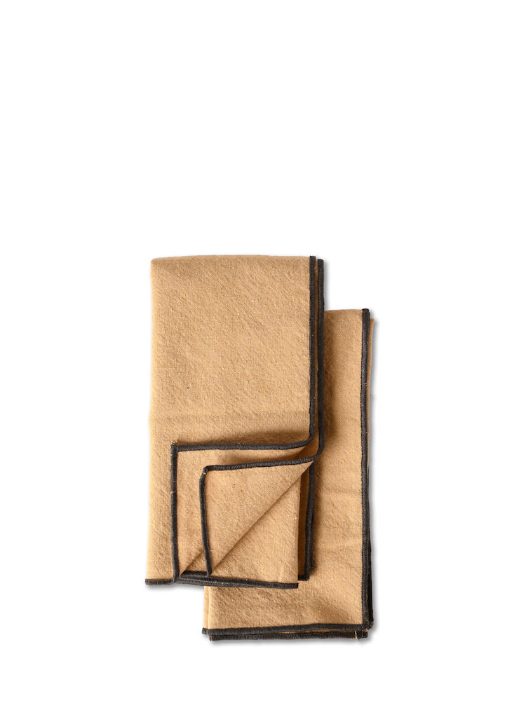 EDITH NAPKIN, 2-PCS, BEIGE