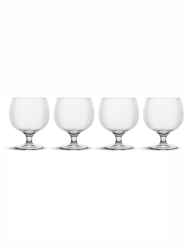 BILLI WINE GLASS, 4-PCS, CLEAR