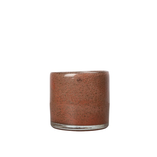 [5280602706] Candle holder Calore XS, Rusty red